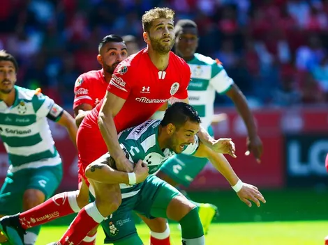 Santos Laguna igualó en su visita a Toluca con mayoría de suplentes