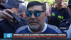 Maradona sobre su vuelta a Gimnasia: "Yo no escapó como las ratas"