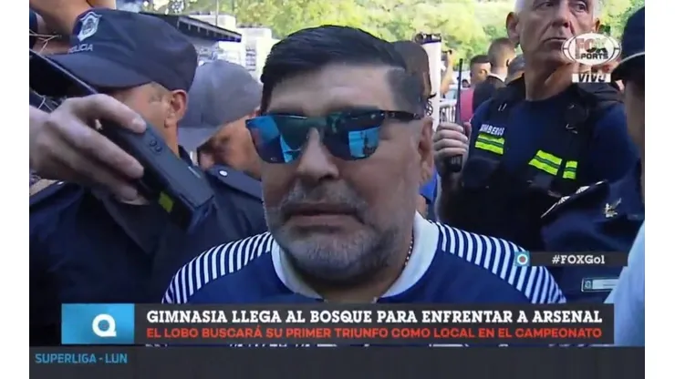 Maradona sobre su vuelta a Gimnasia: "Yo no escapó como las ratas"