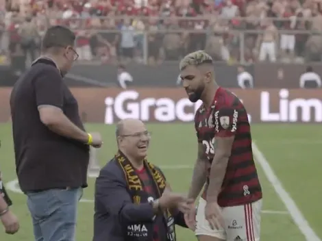 Video: a Gabigol le quedaba una gambeta y se la hizo al gobernador de Río