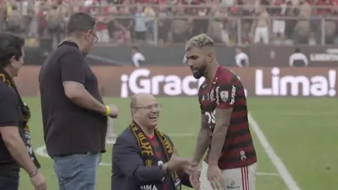 Video: a Gabigol le quedaba una gambeta y se la hizo al gobernador de Río