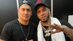 Nico Castillo asiste al concierto de Anuel