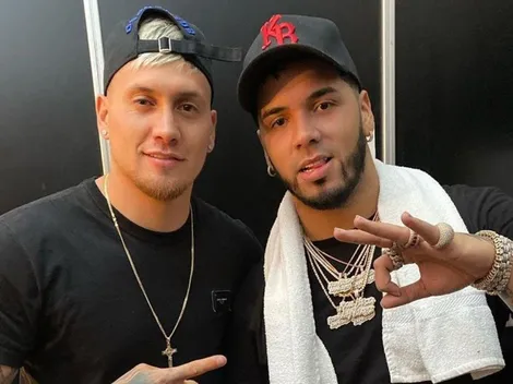Nicolás Castillo asiste al Flow Fest 2019 y se fotografía con Anuel AA