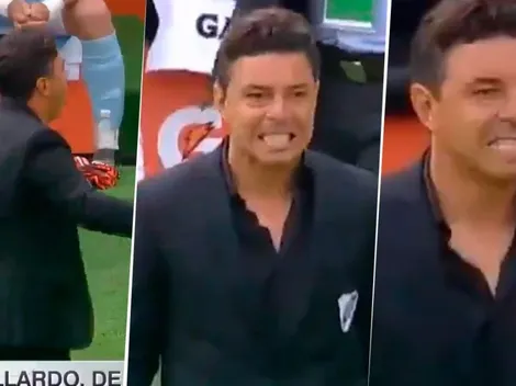 Las reacciones de Gallardo en los goles de Flamengo