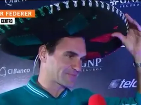 ¡Con el sombrero y todo! Federer se fue maravillado con México