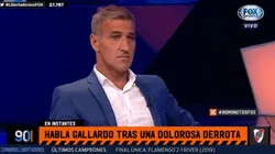 La chicana de Cascini a River: "Es difícil ser bicampeón de la Libertadores"