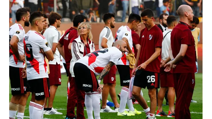 Foto de los jugadores de River después de la final