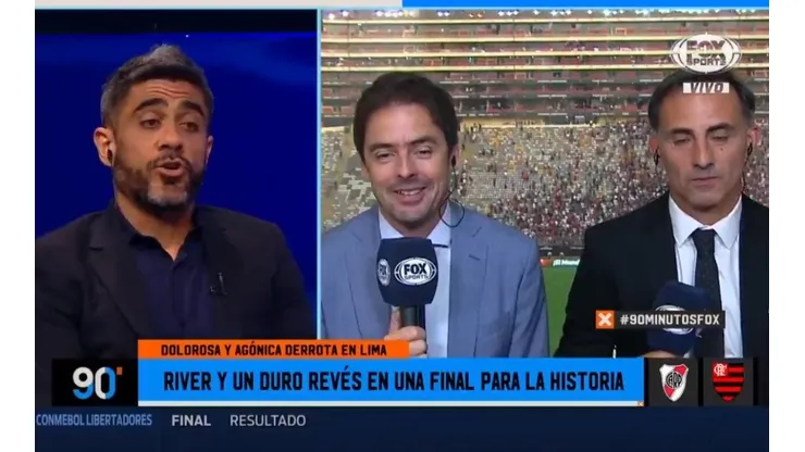 Federico Bulos en '90 Minutos de Fútbol'.