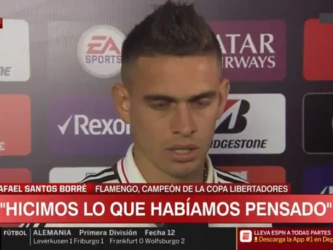 Lo reveló Borré tras la derrota: pidió el cambio y explicó el motivo