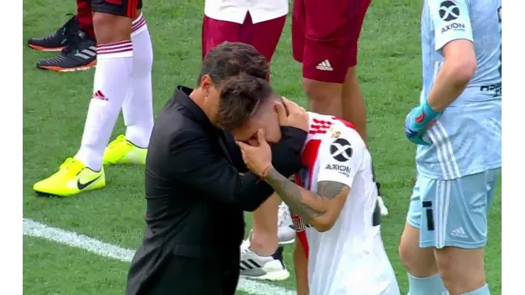 Como un padre: el consuelo de Gallardo a los jugadores de River