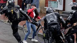 El incidente viral entre el Esmad y una mujer en el Paro Nacional del pasado 21 de noviembre.