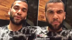 A Dani Alves le preguntaron por River y respondió: "¡Soy de Boca!"