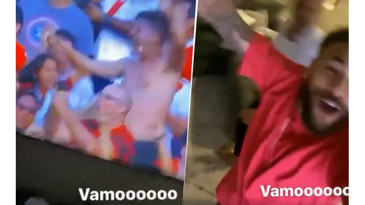 Video: Neymar celebró como loco el título de Flamengo de la Libertadores