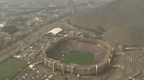 Foto del estadio tomado desde arriba.