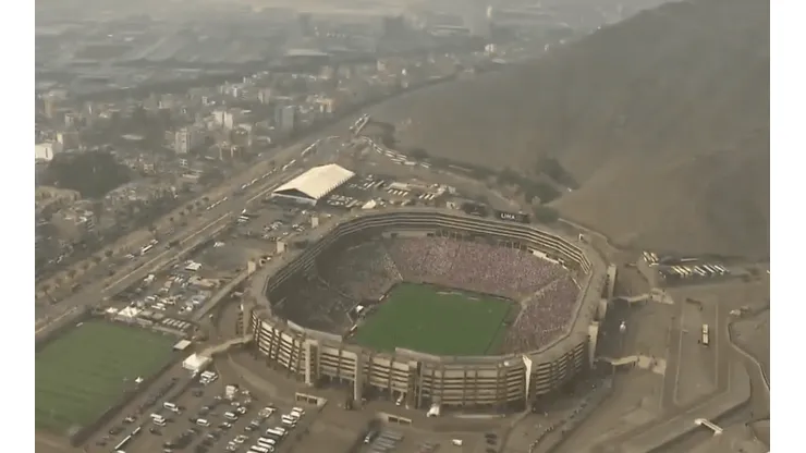 Foto del estadio tomado desde arriba.