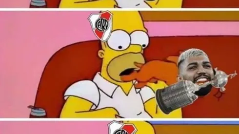 Foto de uno de los memes de Boca para River.