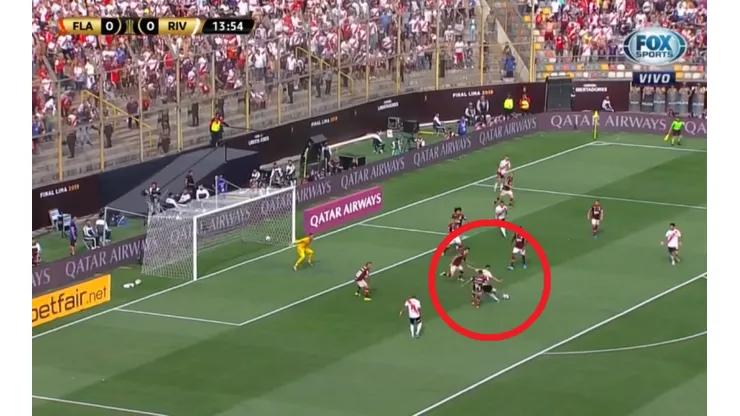 Foto de Rafa Borre, jugador de River.