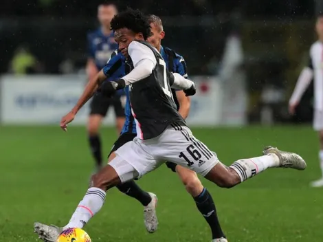 Cuadrado compartió una foto después del triunfo ante el Atalanta