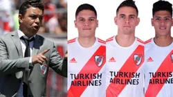 Marcelo Gallardo, Juanfer Quintero, Santos Borré y Jorge Carrascal.