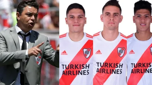 Marcelo Gallardo, Juanfer Quintero, Santos Borré y Jorge Carrascal.