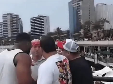 Un hincha de River le hizo gestos racistas a los de Flamengo