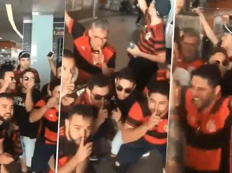 Hinchas de Flamengo: "Un minuto de silencio, para Boca que está muerto"