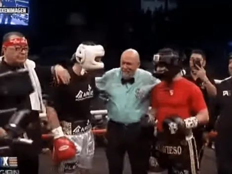 Julio César Chávez y Jorge Arce emocionaron a todos con su exhibición por una noble causa