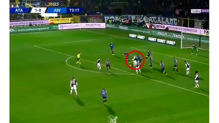 Higuaín metió una media vuelta furiosa para el 1 a 1 de la Juventus ante Atalanta