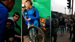 Hinchas de Millonarios detienen a venezolanos que saqueaban un supermercado