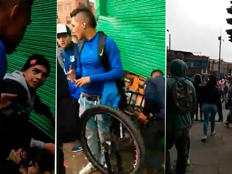 Hinchas de Millonarios detienen a venezolanos que saqueaban un supermercado