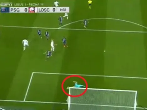 Video: a los dos minutos, Keylor Navas fue todo reflejo para salvar a PSG