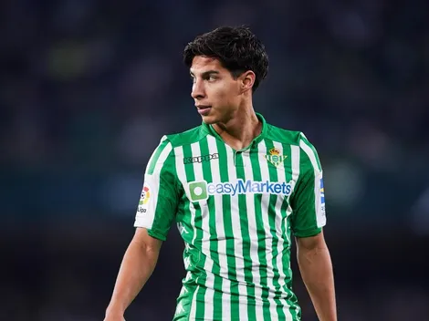 Lainez es el segundo jugador con menos minutos en el Betis