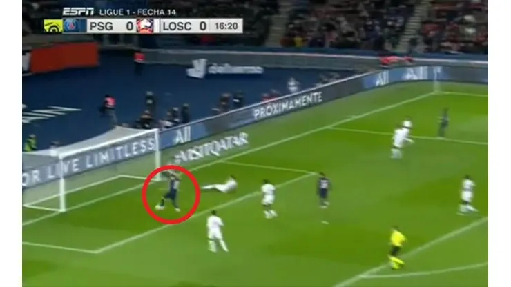El tanto de Mauro Icardi a Lille.