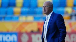 Jorge Célico al frente de la Selección Ecuador.