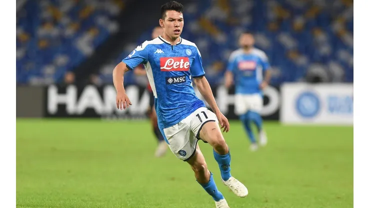 Hirving Lozano en Napoli