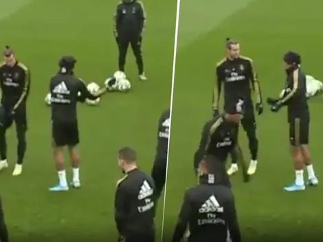 Video: el trolleo de Mariano a Bale luego de perder una pelota