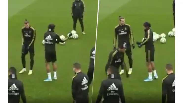 Video: el trolleo de Mariano a Bale luego de perder una pelota