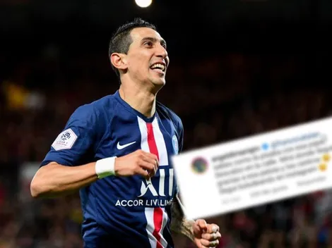 Se quiso burlar de Di María y terminó troleado: "Mirá donde llegué gracias a esa pelota"