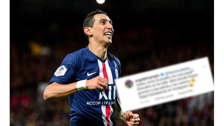 Se quiso burlar de Di María y terminó troleado: "Mirá donde llegué gracias a esa pelota"