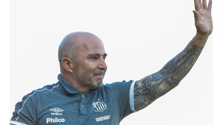 Foto de Jorge Sampaoli, entrenador de Santos.
