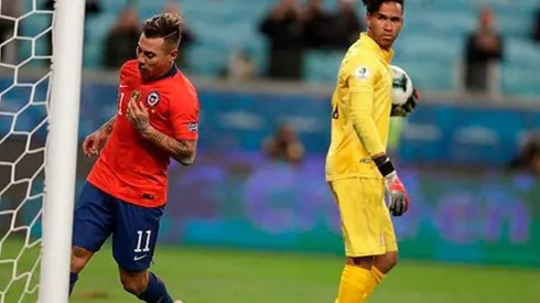 Gallese evitó el 3-1 de Vargas en Brasil 2019.