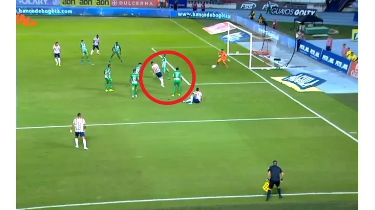 Así fue el primer gol de Teófilo Gutiérrez contra Atlético Nacional.