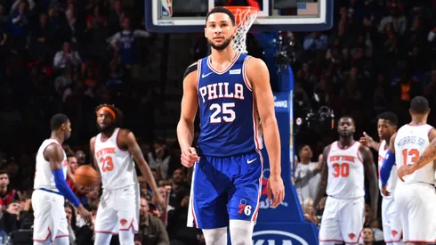 Ben Simmons metió el primer triple de su carrera e internet explotó