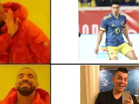 Steven Alzate se puso la '10' de James y le llovieron memes en las redes sociales