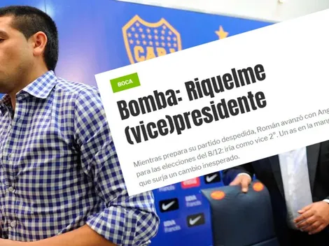 Olé dijo que Riquelme iba con el oficialismo: pasó todo lo contrario
