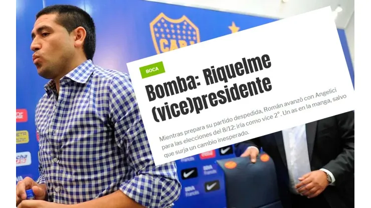 Olé dijo que Riquelme iba con el oficialismo: pasó todo lo contrario