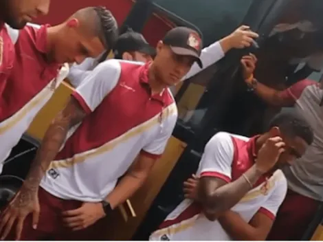 Video: Gamero se bajó del bus y le dejó un contundente mensaje a sus jugadores