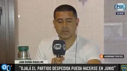 Riquelme: "River es el equipo que nos está representando a nosotros como país"