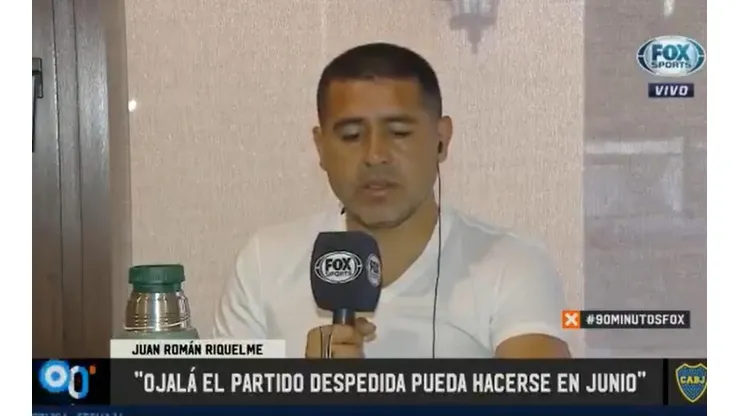 Riquelme: "River es el equipo que nos está representando a nosotros como país"