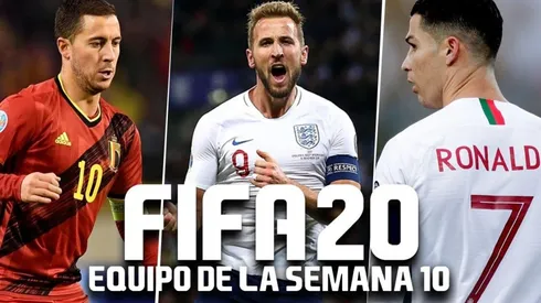 FIFA 20: Ronaldo, Kane y Hazard en la delantera del TOTW 10